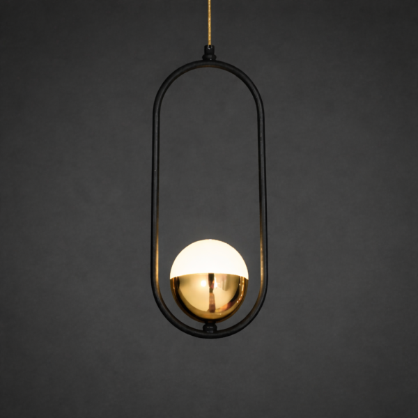 Orbit Halo Modern Oval Pendant Light