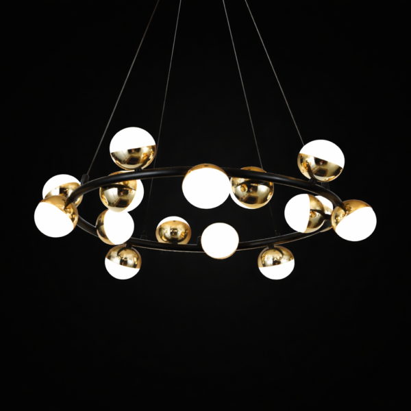 NovaSphere Orbit Ring Chandelier