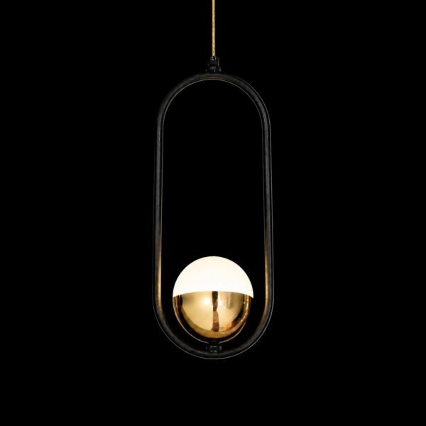 Orbit Halo Modern Oval Pendant Light
